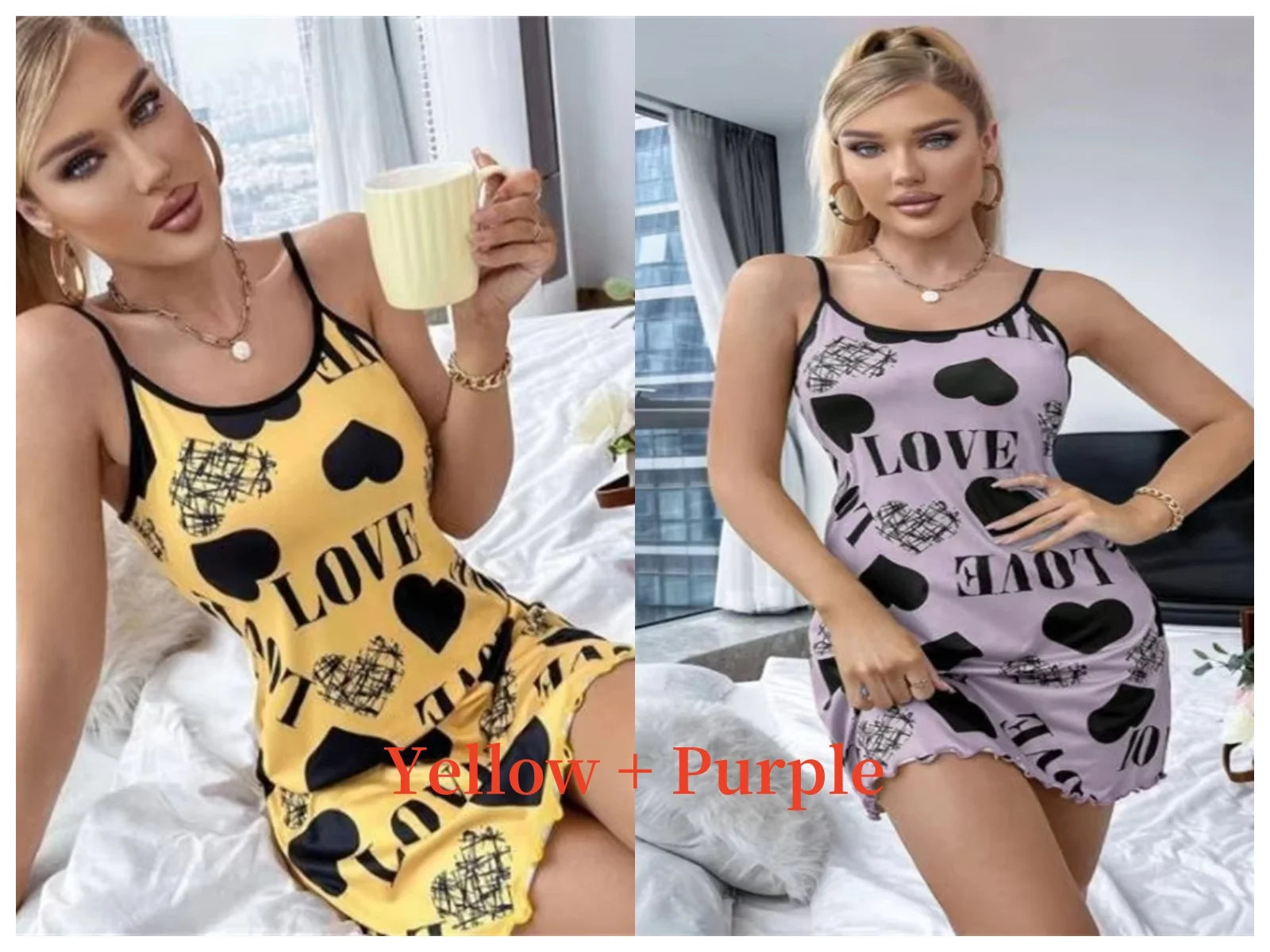 Sexy Summer Print Pajama Dress