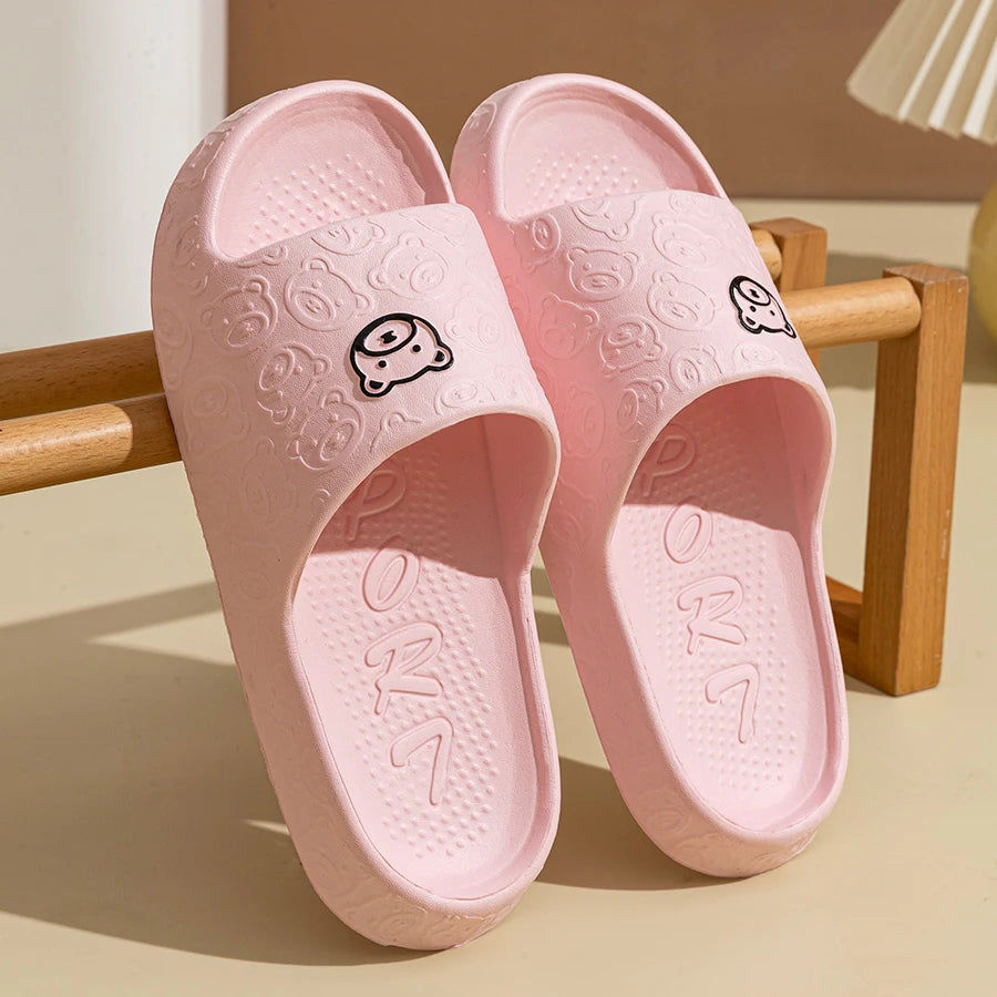 Cute Bear Non-Slip Slippers