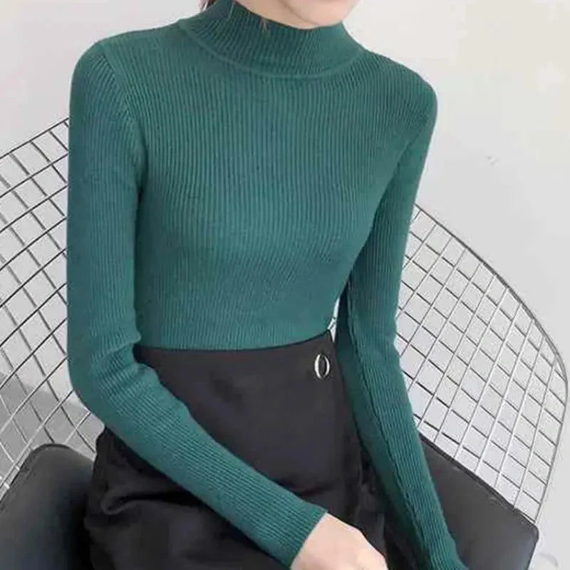 Basic Mock Neck Sweater