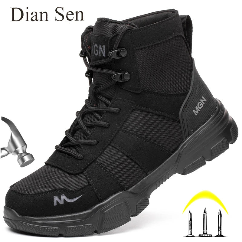 Indestructible Steel Toe Work Boots