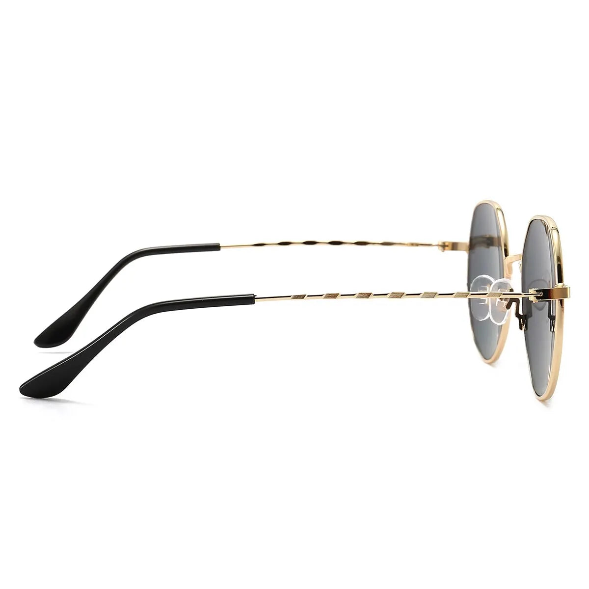 Polygon Metal Vintage Sunglasses