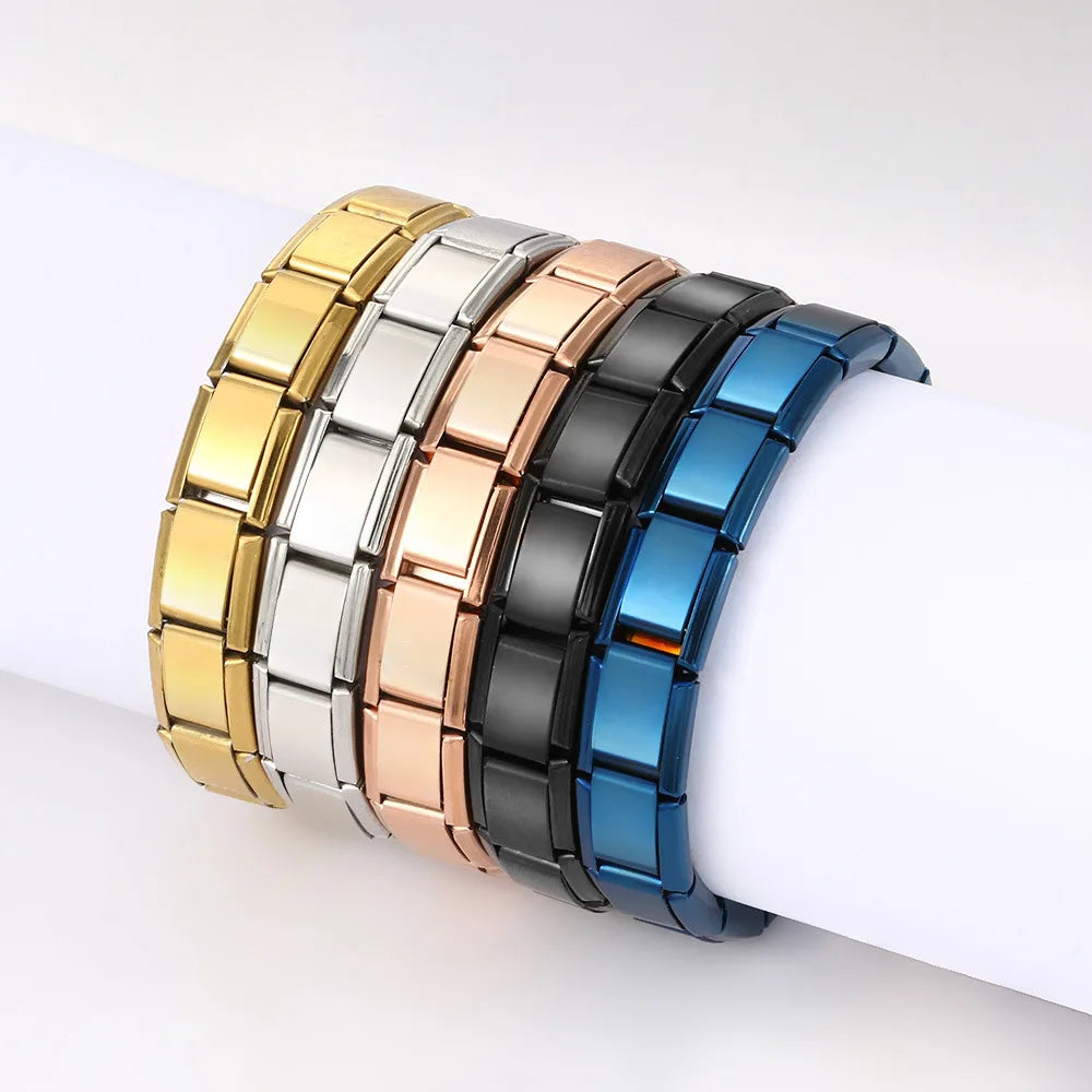Trendy Italian Stainless Steel Bracelet