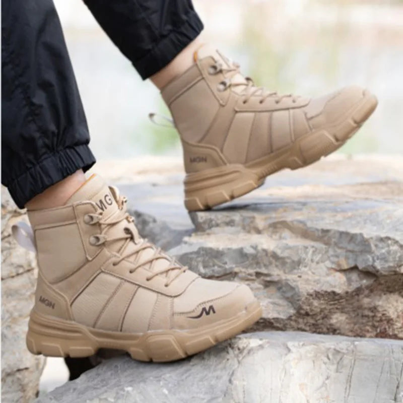 Indestructible Steel Toe Work Boots