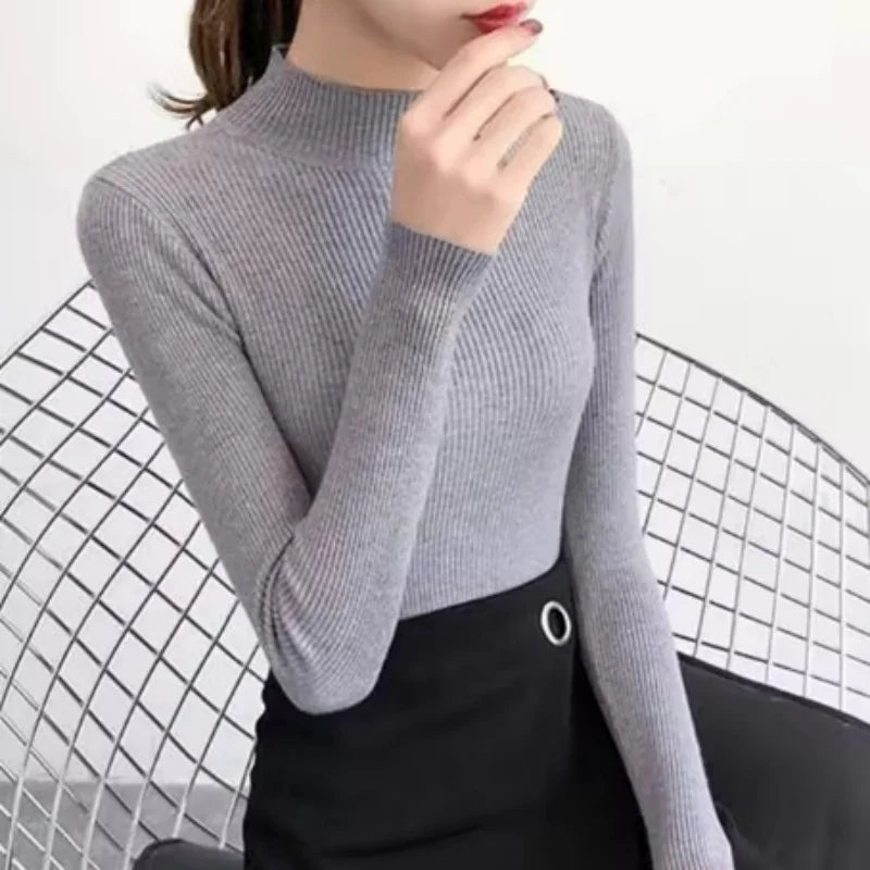 Basic Mock Neck Sweater