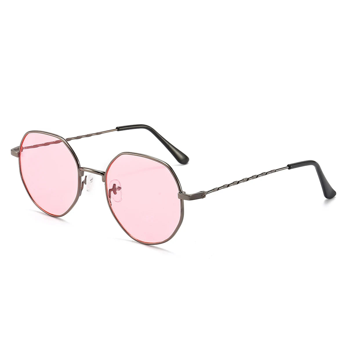 Polygon Metal Vintage Sunglasses