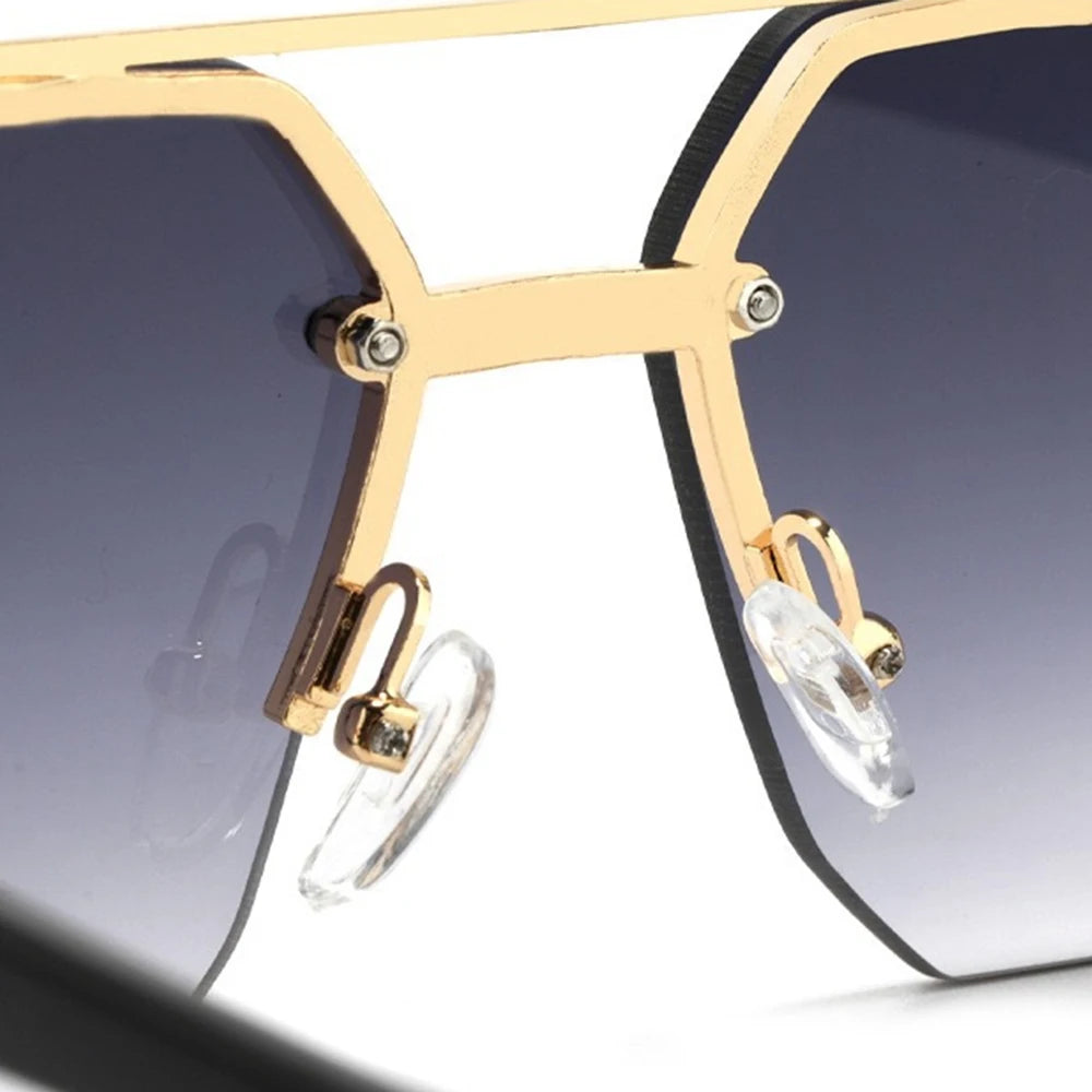 2025 Frameless Square Sunglasses