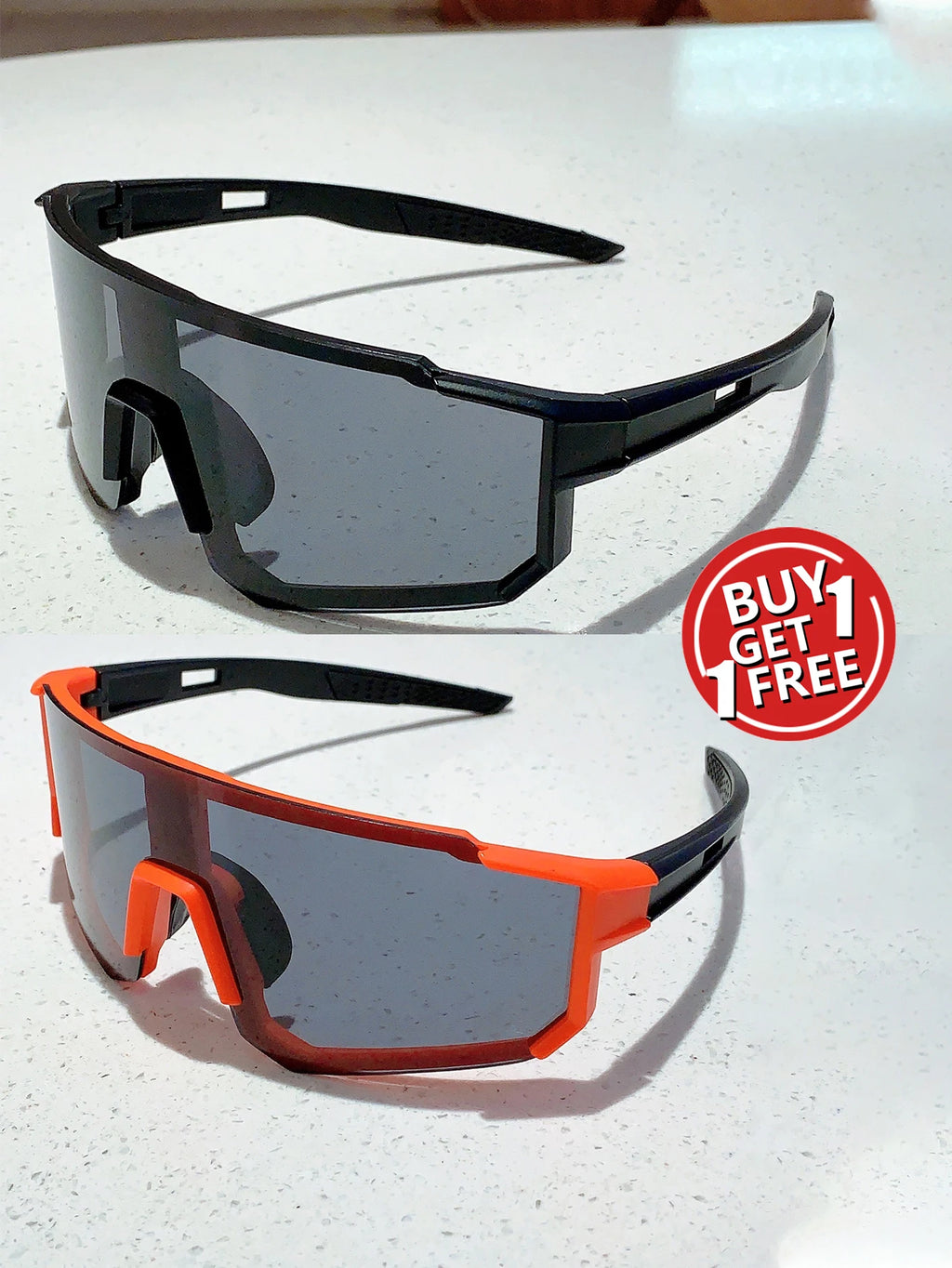 Trendy Oversized Sports Sunglasses