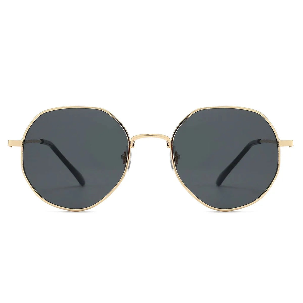 Polygon Metal Vintage Sunglasses